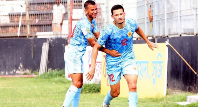 স্বপ্নের ফাইনালে ঢাকা আবাহনী 2 abahoni bdamargoal2
