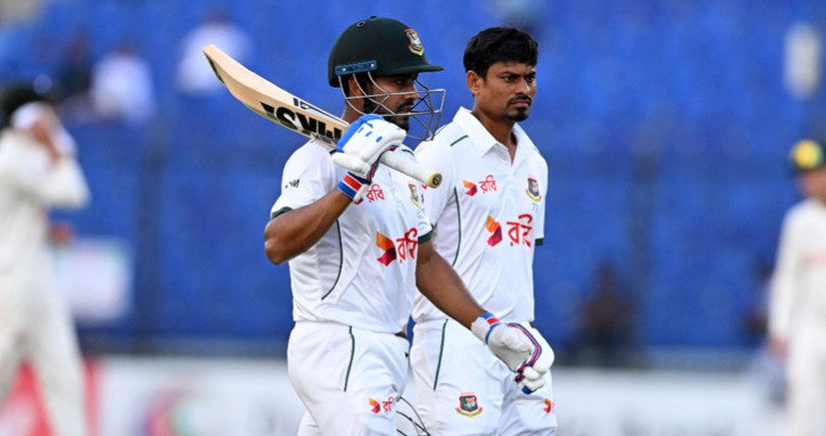 সাদমানের সেঞ্চুরিতে লিড বাংলাদেশের 2 সাদমানের সেঞ্চুরিতে লিড বাংলাদেশের