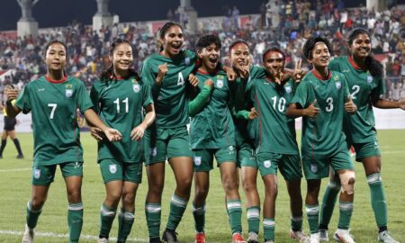 সাফ অনূর্ধ্ব-২০ নারী চ্যাম্পিয়নশিপ ২০২৫: সাগরিকার ৪ গোল, শিরোপা বাংলাদেশের